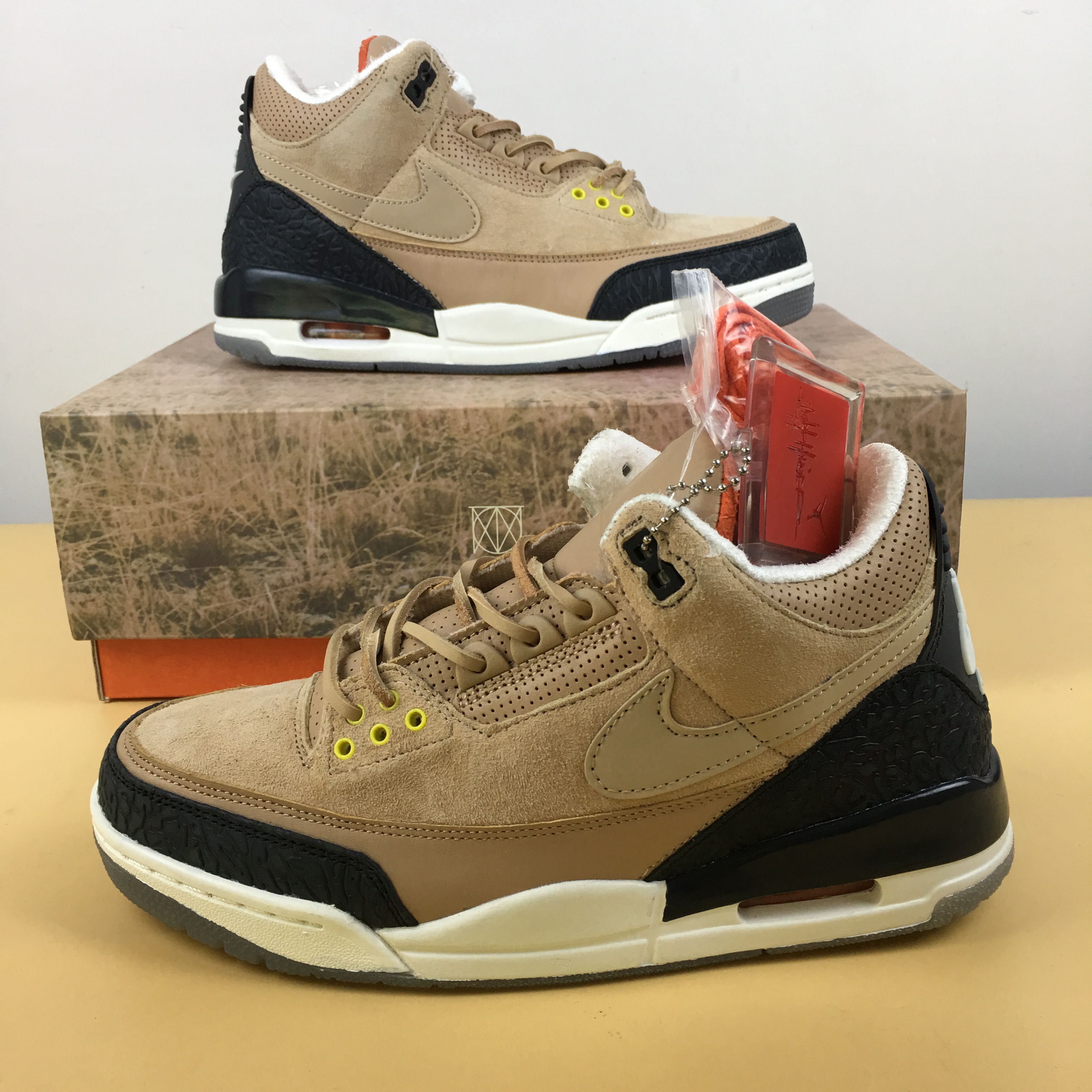 Air Jordan 3 Jth NRG Brown Black White Shoes